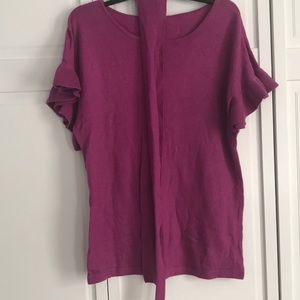 Pretty short sleeve sweater